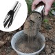 Bzocio Bonsai Soil Scoop Metal Set de 3 pièces Acier Inoxydable Jardin Soil Scooper Professional Bonsaï Outil - B25HAJIEH