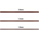 SCSpecial Outils d'entraînement de 3 pièces en fil métallique Bonsaï 10 m de fil en aluminium 1,0 mm 1,5 mm 2,0 mm 10 m pour chaque taille Marron - B8687LPUV