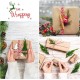 Ficelle de Noël rouge et blanche de 200 m de ficelle de coton colorée pour travaux manuels travaux manuels jardinage et emballage cadeau - B34K8PACL