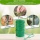 volila Ficelle de Jardinage en polypropylène Verte Ficelle épaisse pour Attacher emballer et jardiner 250 mètres - B6Q1HMDUO