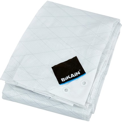 Bikain Lona Universal Impermeable Extra resistente de 3x4m Blanca. - B743JYQCF