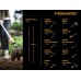 Fiskars Grattoir de jardin Tête d'outil QuikFit Longueur: 25 cm Largeur: 15,5 cm Lame en acier Noir Orange QuikFit 1000738 - BWMVVJJKG