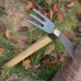 SUOYATE Outil portable facile à utiliser en acier pour ameublir le sol Outil à main anti-pliure Petite pelle et binette Outil de jardinage - BHHKKFBKI