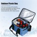 01 Sac de Pique-Nique Portable Sac de Pique-Nique élégant à Double Fermeture éclair Bleu pour l'école de l'entreprise pour Les Voyages de Pique-Nique - BN34AMYWP