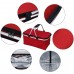 Portable Panier de pique-nique Oxford tissu isolant pliable isolant portable sac à lunch pour camping pique-nique extérieur rouge Garder au chaud Color : Red - BM81MKRLN