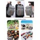 Sac de Pique-Nique Sac à Dos Isotherme à Glacière Cooler Backpack Bag Sac Isotherme Portable pour Déjeuner Plage Pique-Nique Camping BBQ,Bleu - BQ6KVBEJU