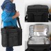 zhbotaolang Sac de Pique Nique Déjeuner Bag Sac Repas Isotherme Portable pour Hommes Femmes Enfants de Voyage Noir - B8A72CXFZ