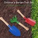 Aoibeely Outils de jardin pour enfants Mini avec pelle bêche râteau Kit de jardin coloré Outil de jardin pour enfants et adultes 3 pièces - BBQ2VDXLK
