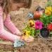 MasterUnion #365656 Lot de 4 outils de jardinage pour enfants Ensemble de jeu d'extérieur pour enfants Jouet de jardin pour tout-petits de 3 ans - B1EVJMLQR