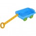 Outils de jardin pour enfants Brouette de jardin jouets enfants bac à sable avec poignée bleu - BWEHEDUTY