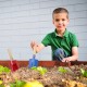 Zimlimox trousse de jardinage pour enfants trousse de jardinage pour enfants à petite main trousse de jardinage pour enfants avec cuillère à râteau à pelle couleur jouet de jardin pour enfants durable - B1J77BIVA