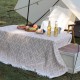 Gatuida Tapis de pique-nique de camping en coton de style marocain résistant au sable Couverture pliable pour table d'extérieur Tapis de plage pour pique-nique en plein air - B7HNJMDVG