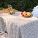 Gatuida Tapis de pique-nique de camping en coton de style marocain résistant au sable Couverture pliable pour table d'extérieur Tapis de plage pour pique-nique en plein air - B7HNJMDVG