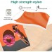 GeeRic Couverture de Plage 79 '' × 83 '' Couvertures de Pique-Nique étanches au Sable Tapis de Plage Léger Surdimensionné Tapis de Pique-Nique Portable pour Le Camping Orange + Gris - BA7BQXEGS