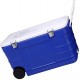 TZNBGO Glacière Mobile avec Roues Glacière à Rroulettes Isotherme Glacière Portable avec roulettes Glacière-Congélateur pour Garder au Chaud et au Frais Color : Blue Size : 52L - BQ6K5RHCK