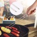 Fourchette de barbecue outil de kit de barbecue en silicone pour brosse de fourchette de barbecue Bonne capacité portante pour le restaurant - B3AMNMQNP