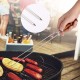 Mxzzand Outil de kit de Barbecue Silicone Pratique à Utiliser pour Fourchette de Barbecue en Acier Inoxydable poignée antidérapante Fourchette de Barbecue pour Restaurant - B1NWEPJSS
