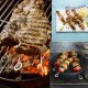 Abnaok Lot de 20 brochettes à kebab en acier inoxydable de 30 cm pour barbecue barbecue barbecue kebab fêtes - BN7A8BYWX