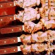 Durable 20.5''52cm Barbecue Barbecue Barceuse en acier inoxydable Fourche Flat Shish Kebab BBQ Grills Bâtons Bâtons Turc Long Bois Brochette pour barbecue de jardin extérieur Color : 5 Pieces - BHV9KCFOG