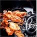 HMTE Grill Panier Brochettes Aiguille Cage Longue BBQ Aiguille pour Four Kebab Maker Grill Friteuse À Air pour Viande Poisson Légumes Fruits Barbecue Griller Panier 20cm - B62EJBWDF