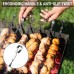 Polly Online Brochettes de Barbecue brochettes en métal réutilisables en Acier Inoxydable Plat de 15 Pouces de Long - BD1KMRUOI