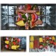 VIONNPPT Rondelle de barbecue en acier inoxydable pour brochettes support universel pour rôtisserie 10 brochettes pour chich-kebab chachlik poisson volaille fruits et légumes - BN56ENLAY
