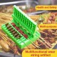 zhouwen Fabricant de brochettes Kabab Outils pour brochettes de Viande pour Barbecue | Accessoires d'outils de brochette de Barbecue pour Machine à Cordes à Viande pour Barbecue Indispensable - B653QGNAL