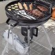 Ensemble d'outils de barbecue 3 pièces accessoires de barbecue en acier inoxydable kit d'ustensiles de barbecue pour barbecue de jardin grillades en plein air camping pique-niques avec spatule, - B15DBTDFN