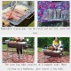 Hong Yi Fei-Shop Ensembles d'ustensiles pour Barbecue Rack Barbecue Grand Portable en Plein air for Plus de 5 Personnes Barbecue au Charbon de Pique-Nique Barbecue Shelf Barbecue de Table - B5D75ZSIS