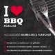 I LOVE BBQ Pinces pour barbecue Pinces Pince longue pour barbecue INOX Longueur : 30 cm Revêtement : Inox ép : 0,8mm Poignée confort revêtement anti-dérapant pour prise en main agréable - B7857KRYH