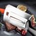 Lot de 2 pinces à steak en acier inoxydable multifonction de qualité alimentaire pince à pain pince à barbecue en acier inoxydable pince à steak dentelée peut clipser pelle peut couper 3 en 1 - BK962TUWV
