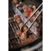 WAAZI Pinces à Charbon en Acier Inoxydable Pinces à Charbon Pinces en métal multifonctionnelles pour Barbecue en Plein air Pique-Nique cheminée poêle à Bois - BEMEAHKPO