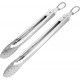 Ensemble de spatules pour barbecue en acier inoxydable 304 de qualité supérieure Pinces de cuisine résistantes 25,4 cm et 30,5 cm - BE917NQNO
