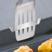 Gujugm 2 Pcs Porte-spatule pour chauffante Support de spatule pour chauffante en Acier Inoxydable pour BBQ Caddy | Organisateur d'accessoires pour Barbecue sans Outil d'installation sans perceuse - BQNM1NLCR