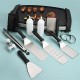 LCCDSD Lot de 13 ustensiles de cuisine en acier inoxydable pour barbecue barbecue spatule grattoir gadget de cuisine pour l'extérieur couleur : 13 pièces - B279EPZBE