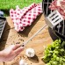 Spatule pour barbecue extensible 60 cm en métal accessoires BBQ cuisine - BMKNQATWB