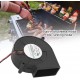 Ventilateur de barbecue ventilateur pour barbecue pique-nique Camping feu charbon de bois demarreur 12V 2.94A couleur noire ventilateur de barbecue faible bruit de fonctionnement - BQ7DHZJSR