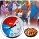 Dequate Thermomètre De Fumage pour Barbecue Thermomètre De Fumage en Acier Inoxydable 0 °C 300 °C,Jauge De Thermomètre De BBQ pour Tous Les Barbecues Fumoirs Fumoirs Et Chariots De Barbecue - BA545XHOO