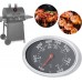 DeWin Thermomètre de Gril de fumoir de BBQ de Forme Ovale Acier Inoxydable 430 ℃ - BQHN2DTQC