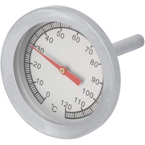 DOJR Gammes de 0~120 ℃ Jauge de température Commerciale pour Barbecue thermomètre pour Barbecue pour la Cuisson au Barbecue de n'importe Quel Gril Barbecue ou Four - BKQ4HRCXM