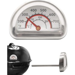 HomeTools.eu® Thermomètre de cuisson analogique résistant à la température pour barbecue fumoir casserole poêle à fumer Ø 5,2 cm 0 °C 300 °C - BAV1QYMYK