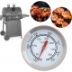 Jauge de Thermomètre pour Barbecue 100-700 °F Thermomètre de Four en Acier Inoxydable Thermomètre de Cuisine à Double échelle pour la Cuisine la Cuisson au Barbecue - BKK21CBLJ