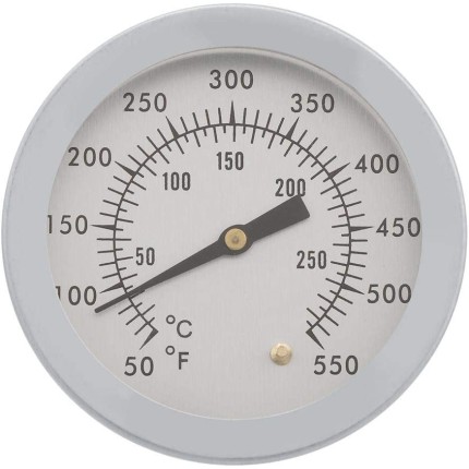 Jauge de thermomètre pour Barbecue 50~550 Barbecue Barbecue Fumoir Grill Thermomètre Jauge de température Cadran analogique Double Échelle - B6AH7OLGX