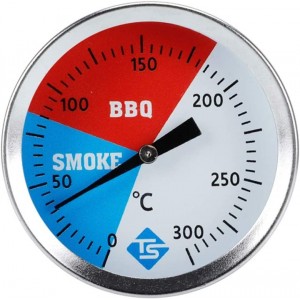 N A BBQ Smoker Grill Thermomètre Température Température Barbecue en Acier Inoxydable Barbecue d'extérieur pour la Cuisine Maison Facilité d'alimentation - B45JKKUAF