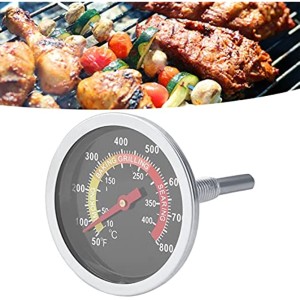 Riuulity Thermomètre pour Barbecue en Acier Inoxydable Plage de Température de 50 °F à 800 °F Fahrenheit pour Tout Gril Barbecue ou Four. - B4QJ2WMSR
