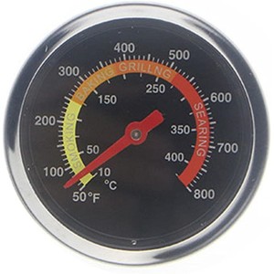 Rolempon 3 Pcs Thermomètre en Acier Inoxydable pour Barbecue Thermomètre pour Barbecue sûr et Durable | Thermomètres en Acier Inoxydable pour Barbecue d'extérieur faciles à Installer - BE127QWRF