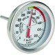 TFA Dostmann Thermomètre analogique pour gril viande 14.1029 pour mesurer la température de l'espace de cuisson pour le gril smoker en acier inoxydable Thermomètre de four - B2734APXO
