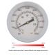 Thermomètre de gril à double échelle 50 ~ 550 ℉ jauge de température thermomètre de four à cadran analogique outils de barbecue de cuisine - B7J24BWPK