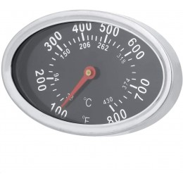 TKSE Jauge de température de thermomètre de Gril de Fumeur de BBQ d'acier Inoxydable 430℃ - B62E4MEJC