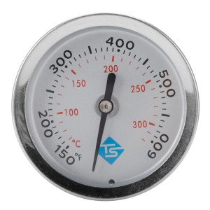 ZYNCUE Thermomètre en acier inoxydable de 65,6 à 315,6 °C 46 mm Pour barbecue fumoir viande four - B7H6QLEMK